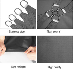 WOLTU trikotno senčno jadro - 5 × 5 × 7 m