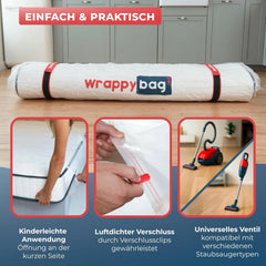 WRAPPYBAG vakuumska vreča za vzmetnico 140 × 200 cm