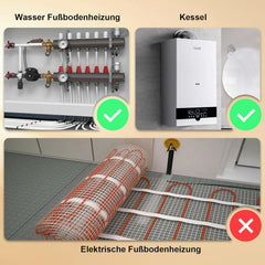 KETOTEK WiFi Pametni Termostat 5A 230V za Plinski Kotel / Vodno Talno Ogrevanje