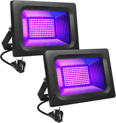 LITAKE 30 W komplet 2 UV LED reflektorjev v vijoličnem tonu za zabave
