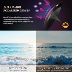 GQUEEN polarizirana retro okrogla sončna očala z UV400 zaščito