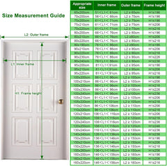 CINKEE magnetni komarnik za vrata – 100 × 210 cm