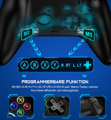 HASACOOL Switch kontroler z osvetlitvijo RGB in makro programabilnimi gumbi