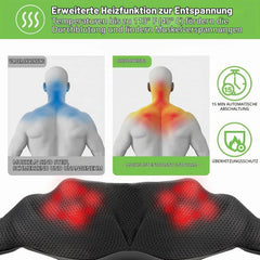 COTSOCO brezžični 3D masažni aparat z gretjem za vrat in ramena