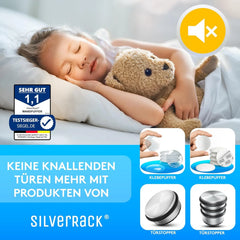 20x SILVERRACK samolepilni odbojnik za vrata