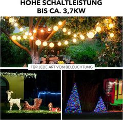 2x HBN zunanjska mehanska časovna vtičnica IP44 16A