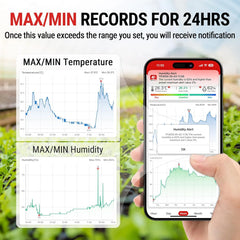 3x TEMPPRO Bluetooth termometer in higrometer za prostor