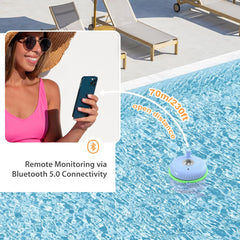 INKBIRD Bluetooth plavajoči digitalni termometer za bazen z aplikacijo