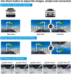 PARKVISION PRO120 širokokotna 170° vzvratna kamera