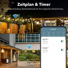 HBN komplet 4 zunanjih Wi-Fi pametnih vtičnic 16 A, IP44