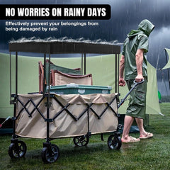 ROADTIME zložljiv vodoodporen nadstrešek za otroški voziček - 90 × 45 × 50 cm