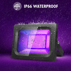 LITAKE 30 W komplet 2 UV LED reflektorjev v vijoličnem tonu za zabave