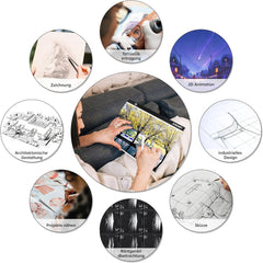 JUSONEY Svetlobna A3 podloga za risanje in ustvarjanje