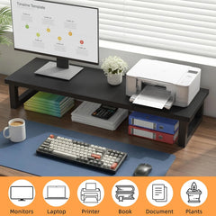 OYRREU stojalo za dva monitorja 91 × 26 cm