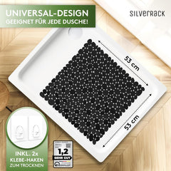 SILVERRACK 53x53cm Protizdrsna Podloga za Tuš