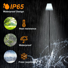 LIXADA zunanja RBG vodoodporna solarna stoječa svetilka