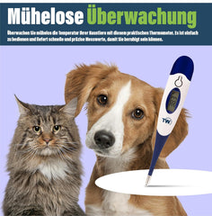 THERMOMETER WORLD digitalni veterinarski termometer za hišne živali z upogljivo sondo