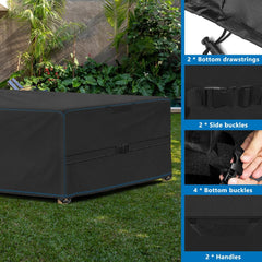 SIRUITON vodoodporna zaščitna prevleka za vrtno pohištvo - 250 × 250 × 90 cm