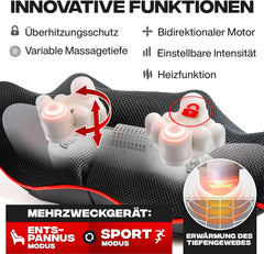 ESSY Shiatsu masažer za vrat, ramena in hrbet z ogrevanjem