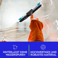 VERO SHINE 2-v-1 profesionalni čistilec oken z brisalcem in gobo za pranje