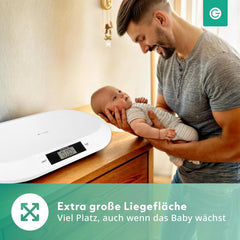 SILVERGEAR digitalna tehtnica za dojenčke in majhne živali z LED zaslonom – do 20 kg