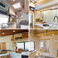 ALUSSO komplet LED vgradnih luči s tremi barvnimi temparaturami – 6 kosov