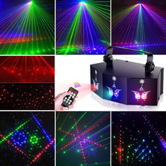 PROPULSION LED RGB disko luč DMX z 9 lečami