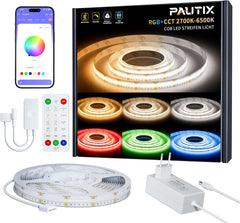 PAUTIX RGBCCT COB LED Trak 2700K–6500K