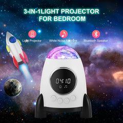 SHXMZS projektor z budilko, Bluetooth zvočnik in beli šumi