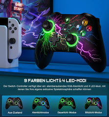 HASACOOL Switch kontroler z osvetlitvijo RGB in makro programabilnimi gumbi