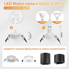 10x KYOTECH LED modulov 3CCT 4,9W 500lm