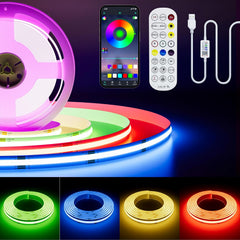 PAUTIX RGB COB LED trak USB 5 V 2m pametna večbarvna LED osvetlitev
