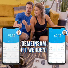 SILVERGEAR osebna tehtnica z ročnimi senzorji, aplikacijo in naprednim merjenjem telesne sestave