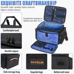 AKOZLIN DJ torba za kable in opremo 40 × 29 × 26 cm