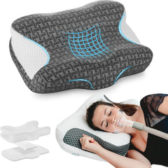 ELVIROS CPAP ergonomska cervikalna blazina iz spominske pene 60×41 cm