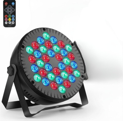 MOSFIATA RGB DJ LED PAR reflektor z daljinskim upravljalnikom
