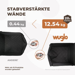 WUGLO avtosedež za psa do 12 kg - 45×45cm