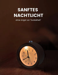 aboveClock Analogni Leseni Budilnik 11 x 5 cm