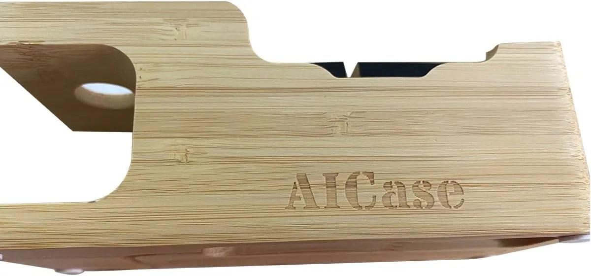 AICase Bambusova Polnilna Postaja USB 14 x 6 x 6 cm