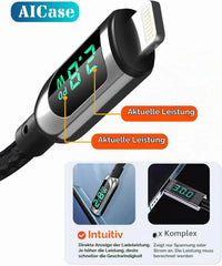 AICase USB C na Lightning Kabel 1,2 m
