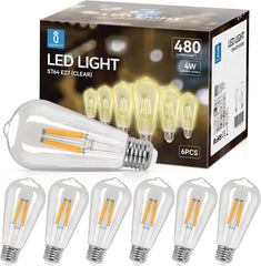 Aigostar LED Sijalka E27 ST64 6 Kosov
