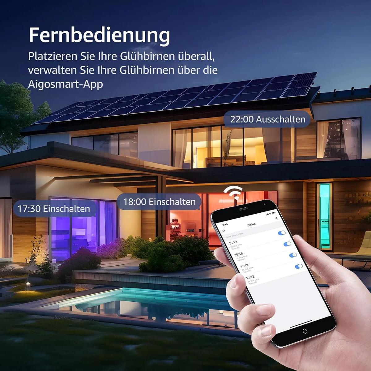 Aigostar Pametna WiFi LED Sijalka E27 1 Kos