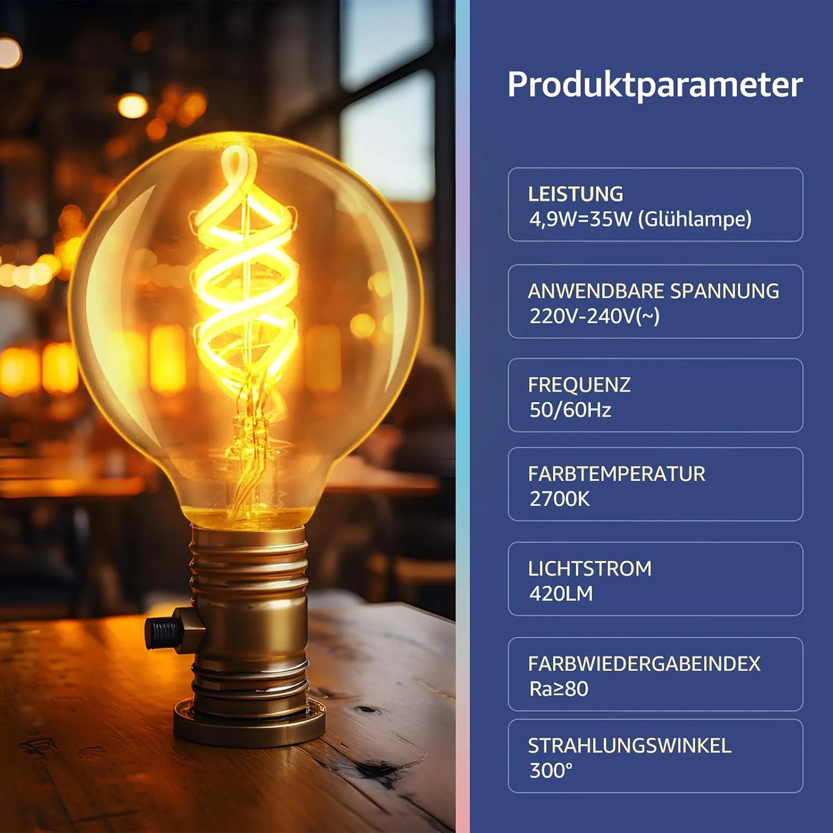 Aigostar Pametna WiFi LED Sijalka E27 1 Kos