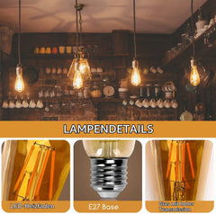 Aigostar Vintage Edison LED Sijalke E27 5 Kosov