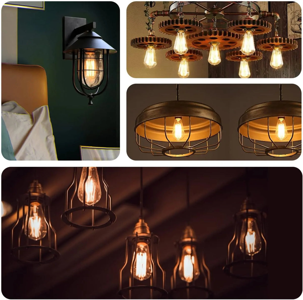 Aigostar Vintage Edison LED Sijalke E27 5 Kosov