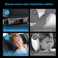 Aipwerer Avtomobilski Vzglavnik za Otroke in Odrasle