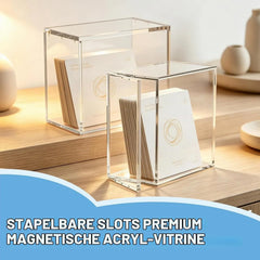 Akrilna Zaščitna Škatla za Kartice 15,4 x 13,5 x 9 cm
