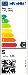 Aoycocr Pametna WiFi LED Sijalka E14 RGB 2 Kosa