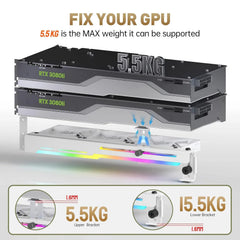 AsiaHorse Ventilator za Grafično Kartico GPU 80 mm