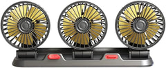 Avto Ventilator 12 V s Tremi Glavami 30,2 x 9,8 x 13,5 cm
